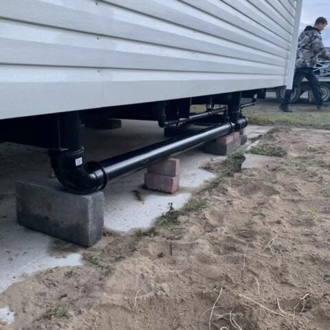 Foul & Waste Pipe Connection